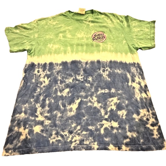 Simply Southern Cotton Jeep Surf Southern State of Mind T-Shirt; Tie Dye Large - Picture 6 of 7
